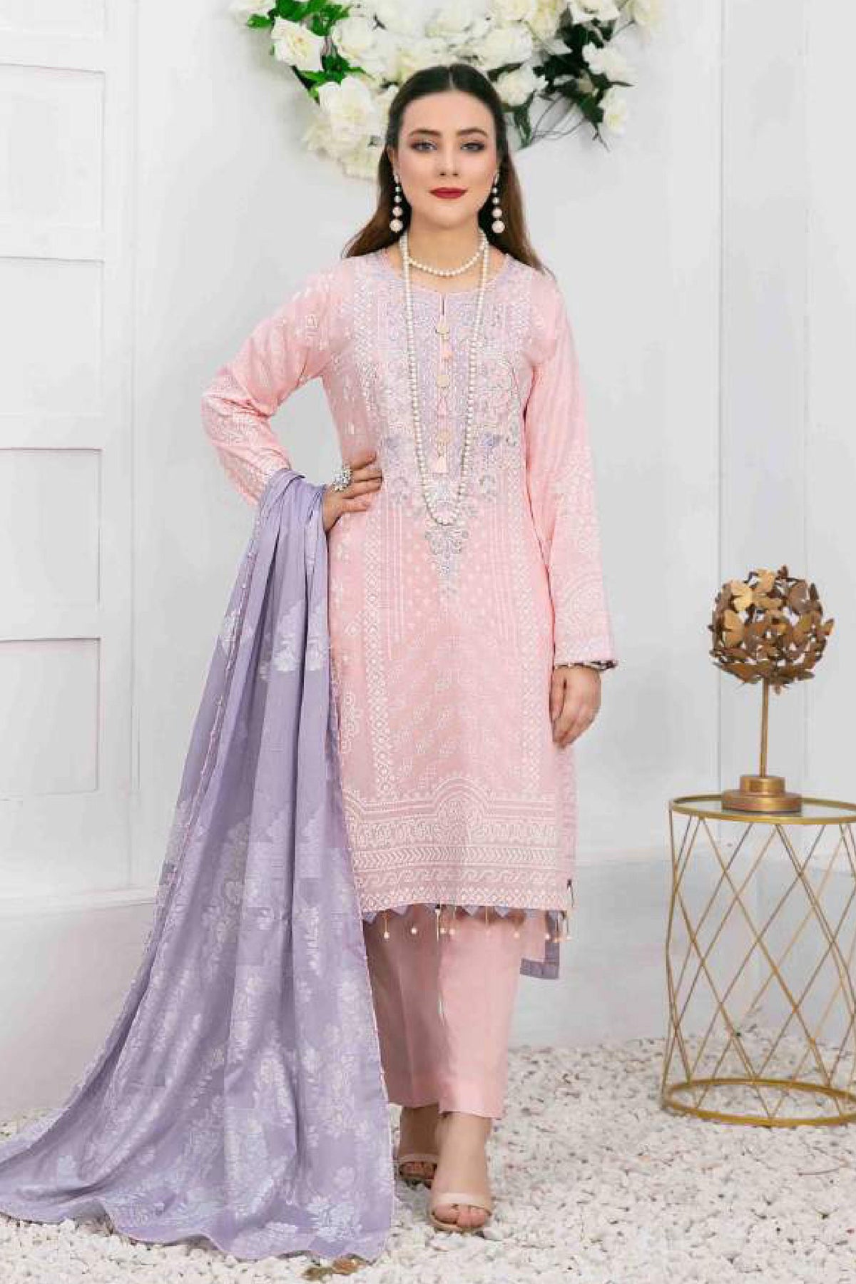 Medea by Tawakkal Unstitched Embroidered Lawn Collection'2023 D-6698