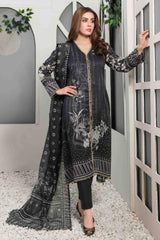 Signature Monochrome by Tawakkal Unstitched 3 Piece Digital Printed Lawn Collection'2022-M-7425