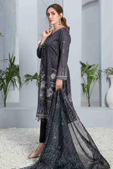 Signature Monochrome by Tawakkal Unstitched 3 Piece Digital Printed Lawn Collection'2022-M-7432