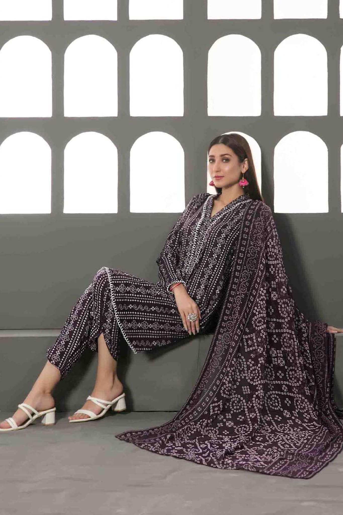 Lyra by Tawakkal Unstitched 3 Piece Digital Print Linen Collection'2022-L-7766