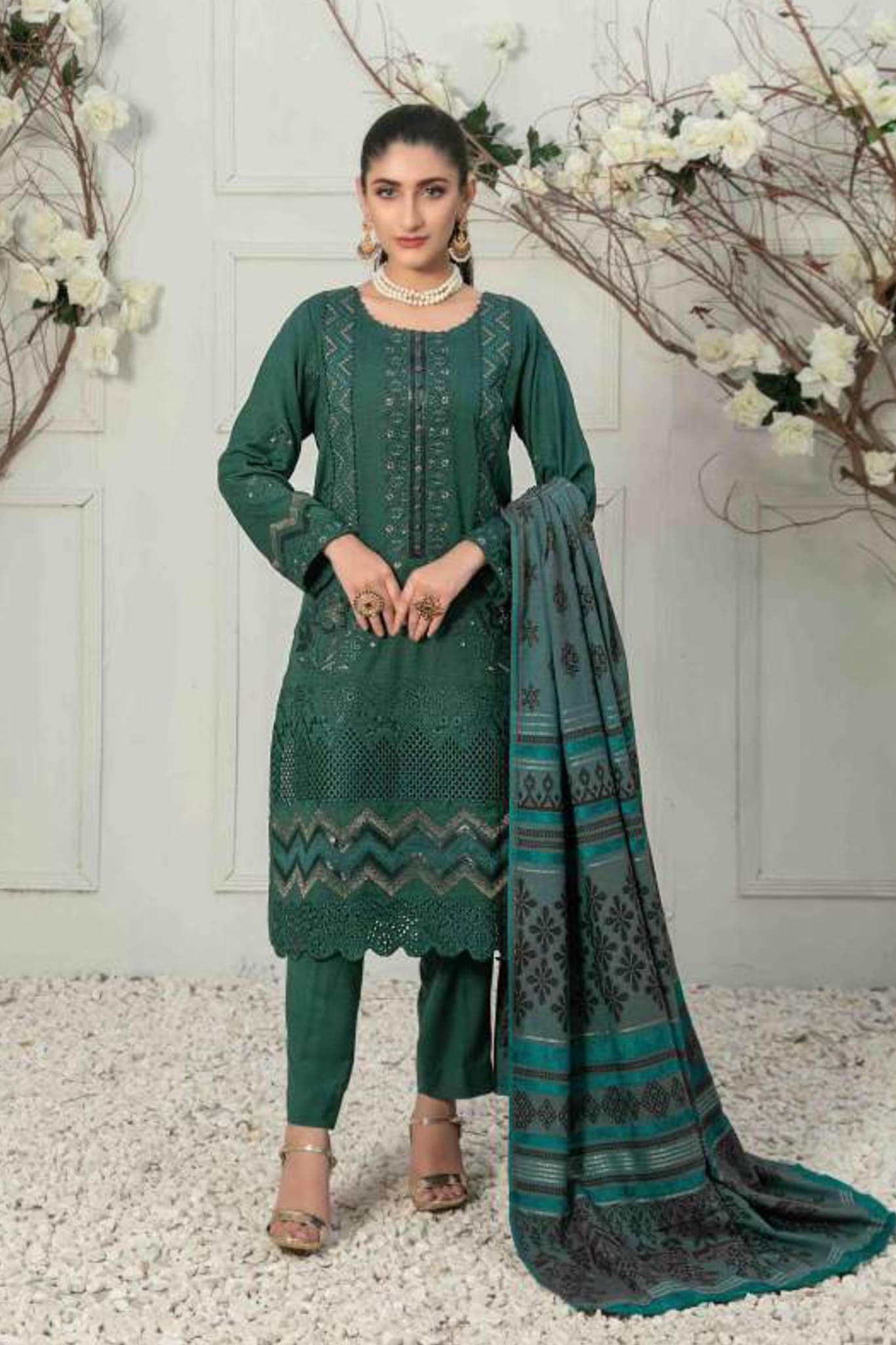 Mahin by Tawakkal Unstitched 3 Piece Leather Peach Collection'2022-L-7840