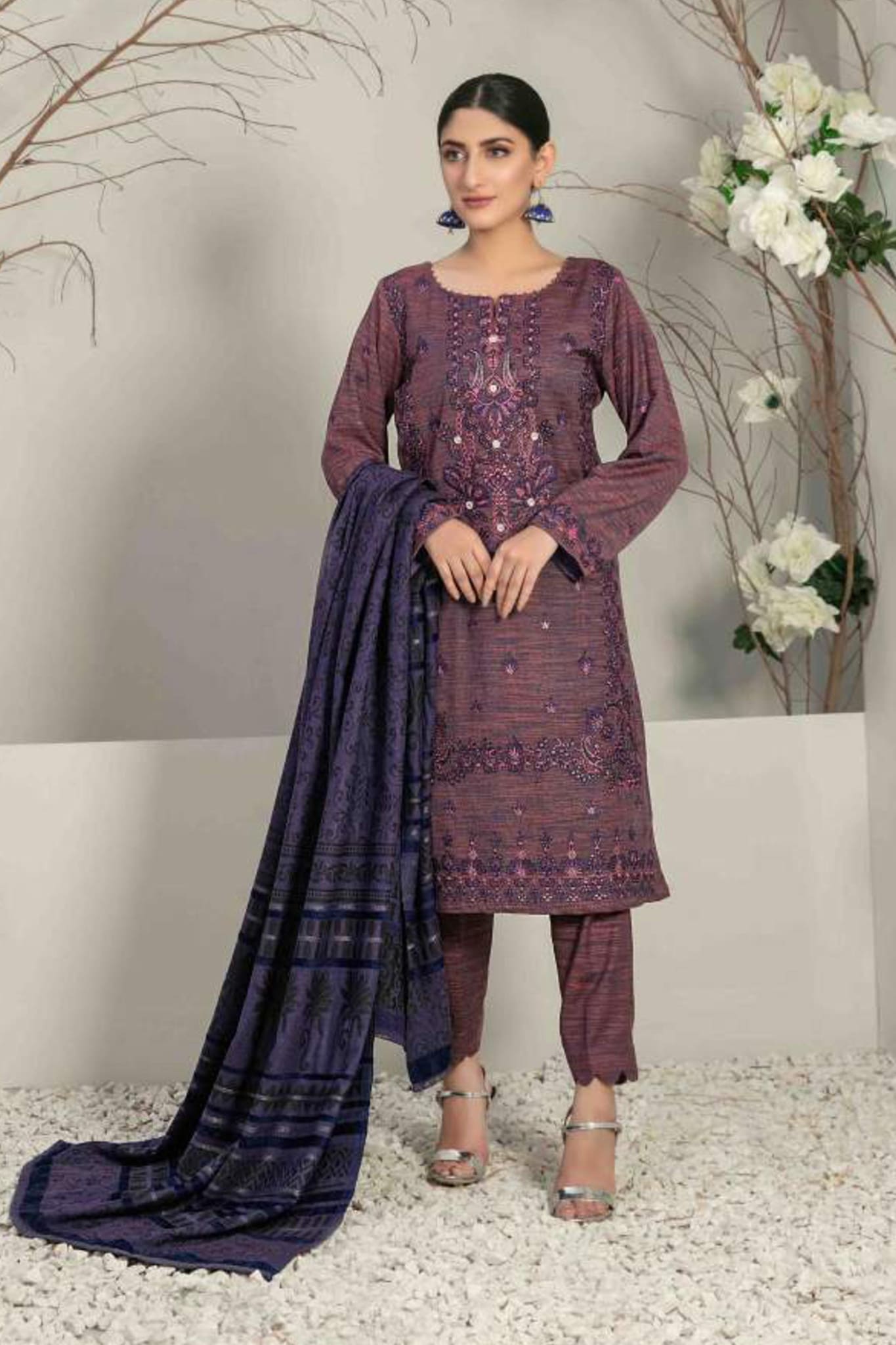 Mahin by Tawakkal Unstitched 3 Piece Leather Peach Collection'2022-L-7848