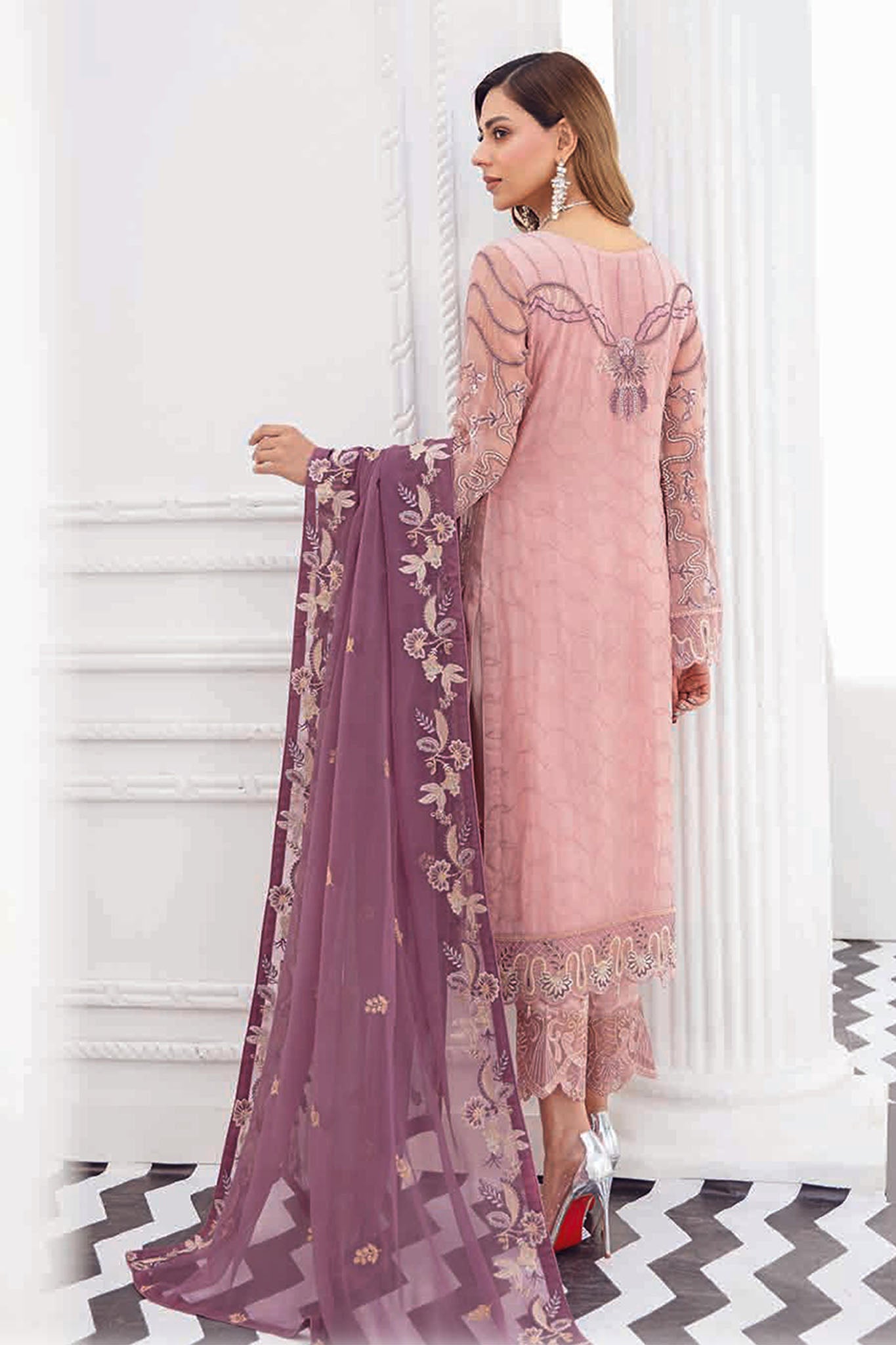 Rangoon by Ramsha Unstitched 3 Piece Formal Vol-08 Collection'2022-R-803