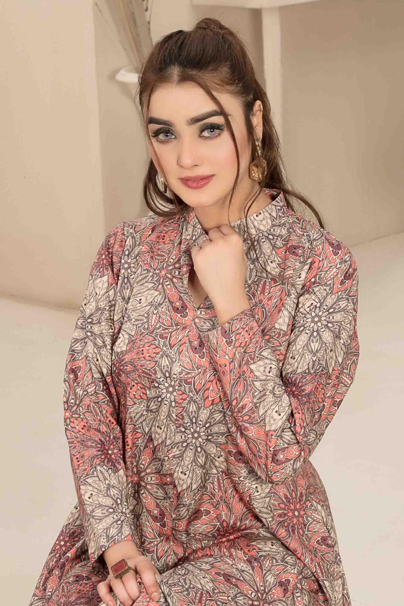 Manahil by Tawakkal Unstitched 3 Piece Digital Printed Linen Collection'2022-M-8034