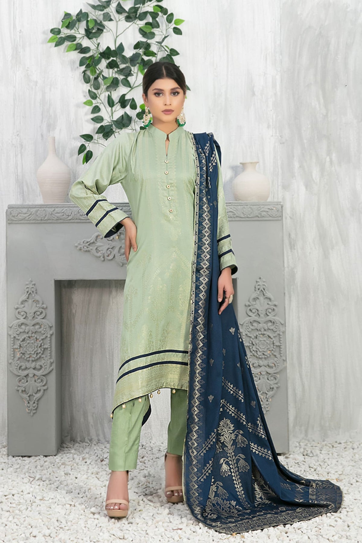 Esma by Tawakkal Unstitched 3 Piece Viscose Stable Banarsi Collection'2022-E-8135