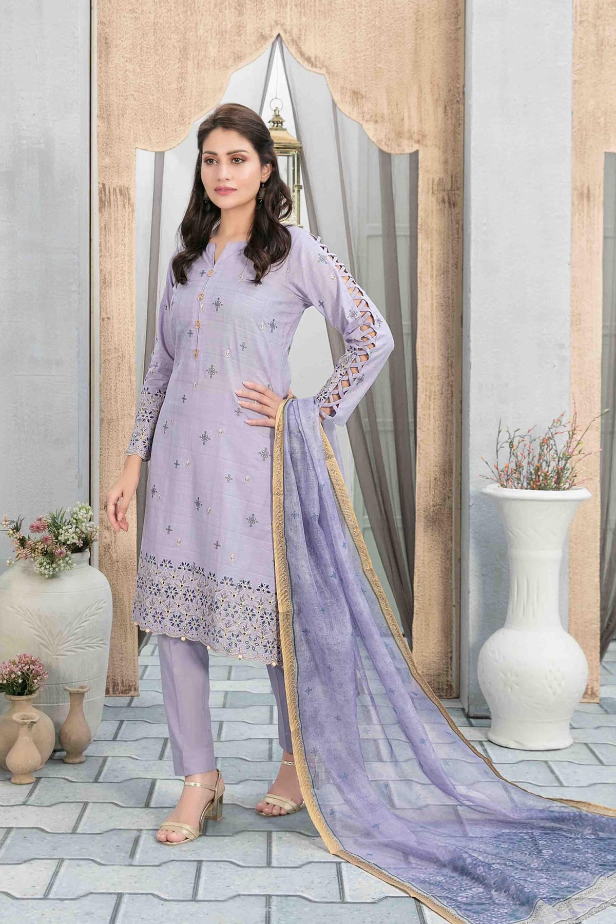 Selin by Tawakkal Unstitched 3 Piece Broshia Lawn Collection'2023-S-8660