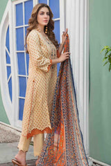 Tehzeeb by Tawakkal Unstitched 3 Piece Emb Lawn Print Collection'2023-T-8753