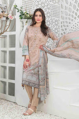 Mehmal by Tawakkal Unstitched 3 Piece Lawn Collection'2023-M-8912