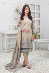 Mehmal by Tawakkal Unstitched 3 Piece Lawn Collection'2023-M-8916