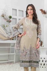 Mehmal by Tawakkal Unstitched 3 Piece Lawn Collection'2023-M-8916