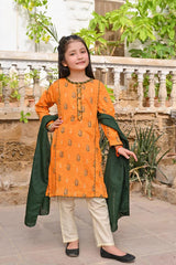Gurya Eid Milan by Amna Khadija Stitched 3 Piece Festive Kid's Lawn Collection'2022-MGP-02