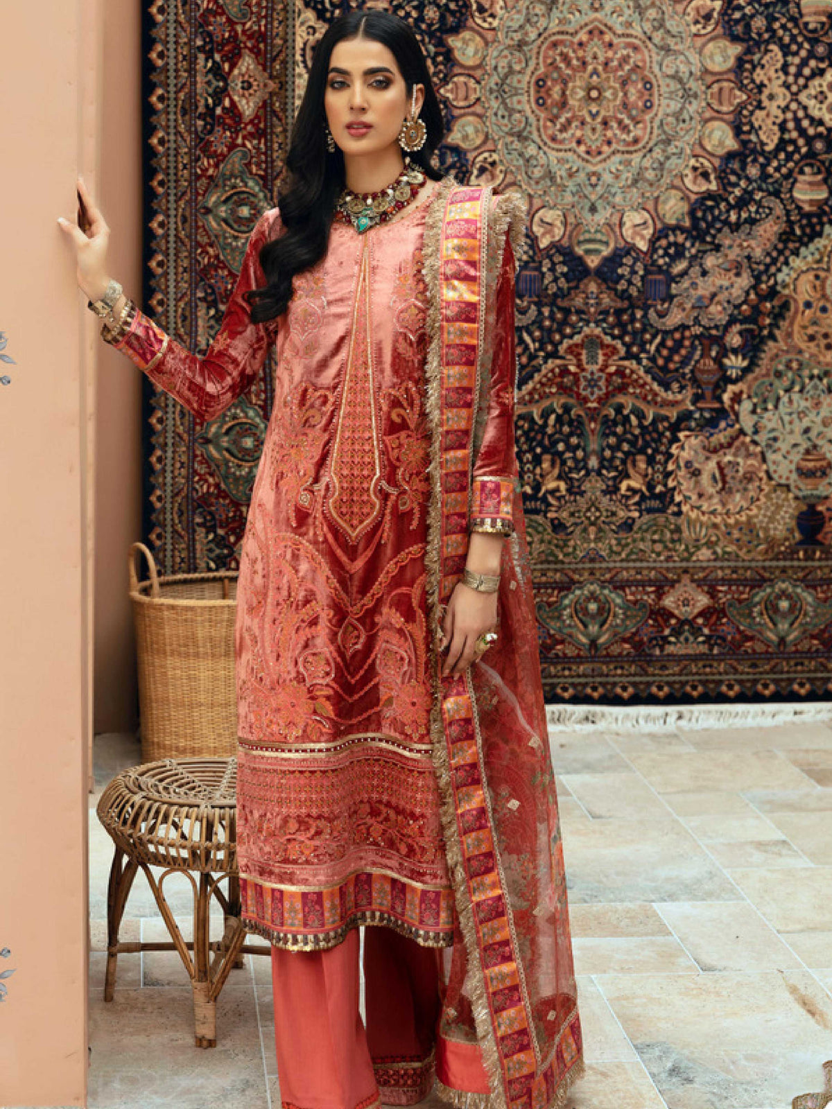 Noor by Sadia Asad Unstitched 3 Piece Winter Collection'2021-D-04