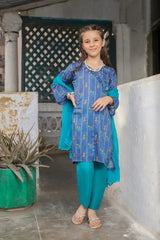 Gurya Eid Milan by Amna Khadija Stitched 3 Piece Festive Kid's Lawn Collection'2022-MGP-06