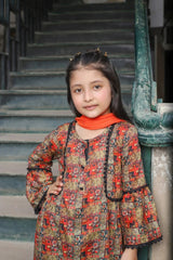 Gurya Eid Milan by Amna Khadija Stitched 3 Piece Festive Kid's Lawn Collection'2022-MGP-07