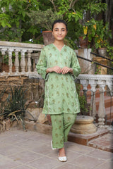 Gurya Eid Milan by Amna Khadija Stitched 2 Piece Festive Kid's Lawn Collection'2022-MGP-09