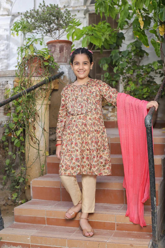 Gurya Eid Milan by Amna Khadija Stitched 3 Piece Festive Kid's Lawn Collection'2022-MGP-10