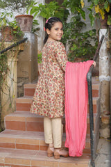 Gurya Eid Milan by Amna Khadija Stitched 3 Piece Festive Kid's Lawn Collection'2022-MGP-10