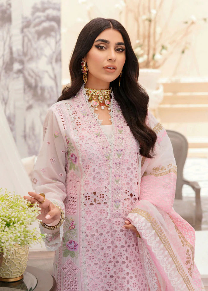 Noor by Sadia Asad Unstitched Eid Laserkari Lawn Collection'2022-D-02