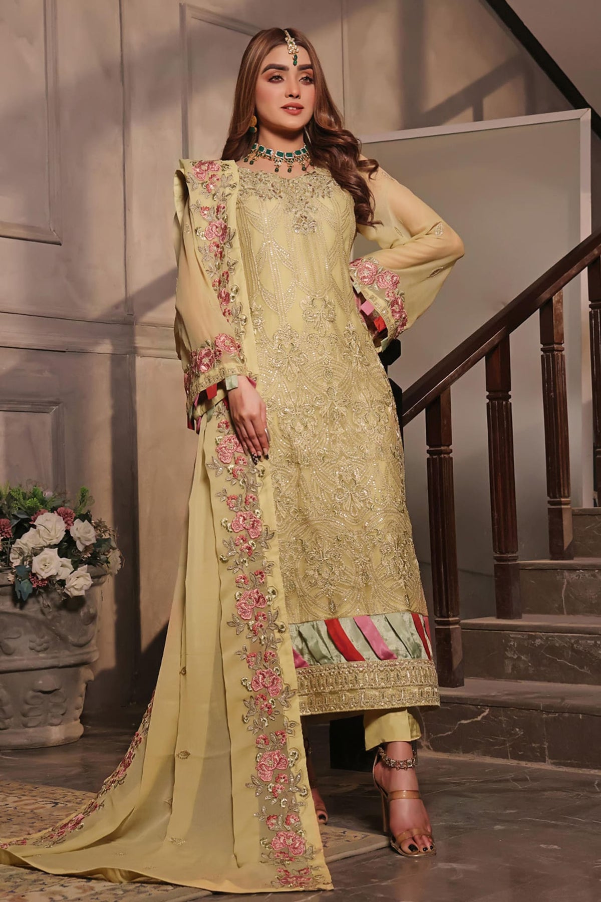 Amour by Soghat Unstitched 3 Piece Trousseau De Luxe Collection'2023-D-03