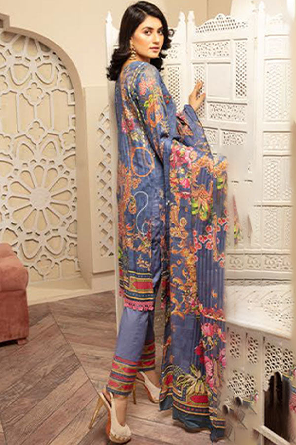 Mahoor by Shaista Unstitched Embroidered Lawn Collection'2021-D-330