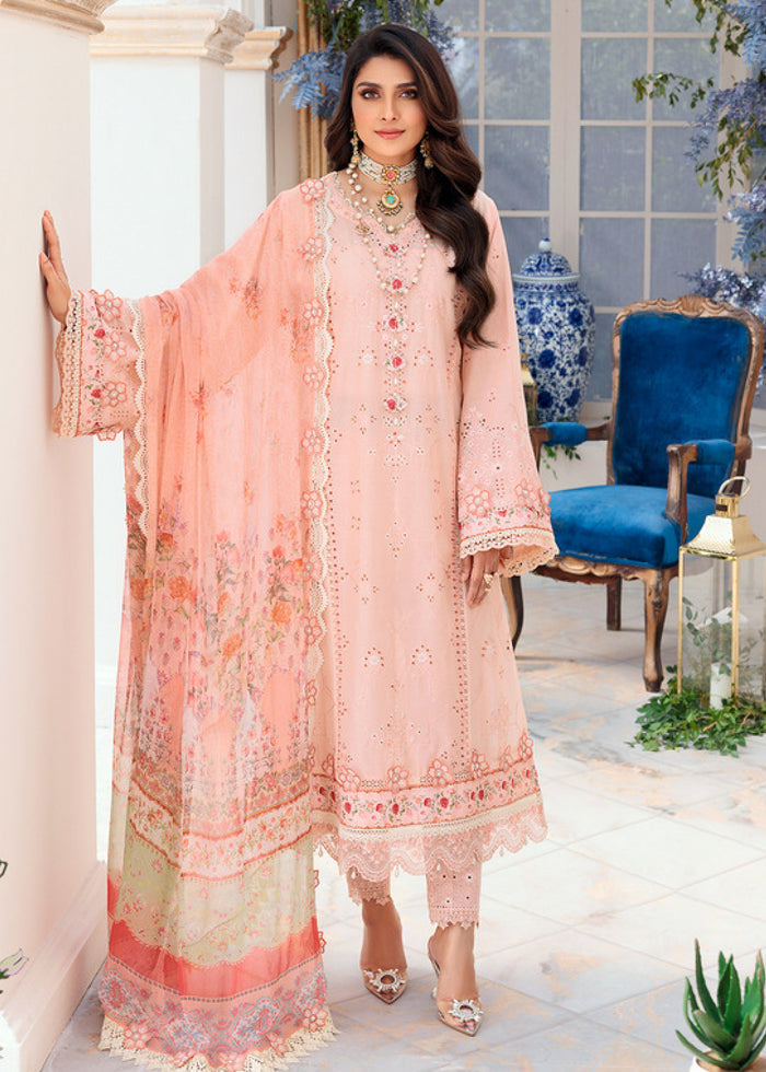 Noor by Sadia Asad Unstitched 3 Piece Chikankari Lawn Collection'2022-D06-A