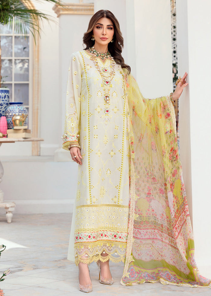 Noor by Sadia Asad Unstitched 3 Piece Chikankari Lawn Collection'2022-D06-B