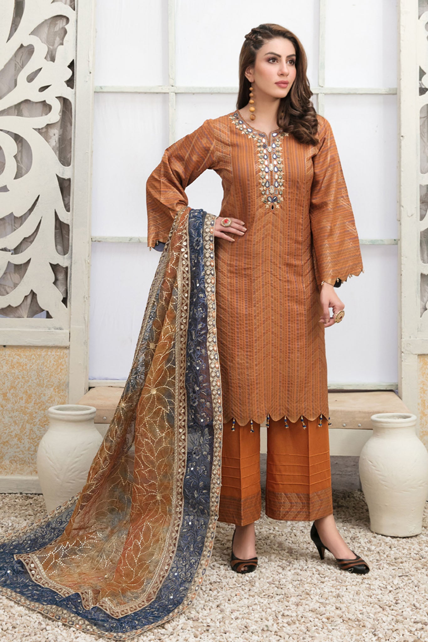 Giselle by Tawakkal Unstitched 3 Piece Lawn Collection'2022-GT-6049
