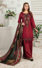 Seher by Tawakkal Unstitched 3 Piece Linen Collection'2022-S-7542-A