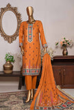 Hz Diamond Unstitched 3 Piece Digital Printed Kotrai Cotton Collection'2022-DKC-1206