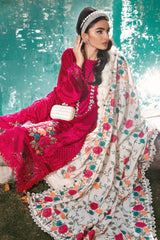 Maria B Unstitched 3 Piece Linen Winter Collection'2022-DL-1010