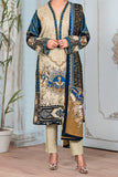 Rafia Stitched 3 Piece Printed Khaddar Collection'2021-DPKH-10-Fawn