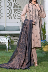 Rafia Khas Stitched 3 Piece Embroidered Khaddar Collection'2022-DPKH-28