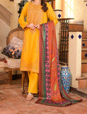 Rafia Khas Stitched 3 Piece Embroidered Khaddar Collection'2022-DPKH-34