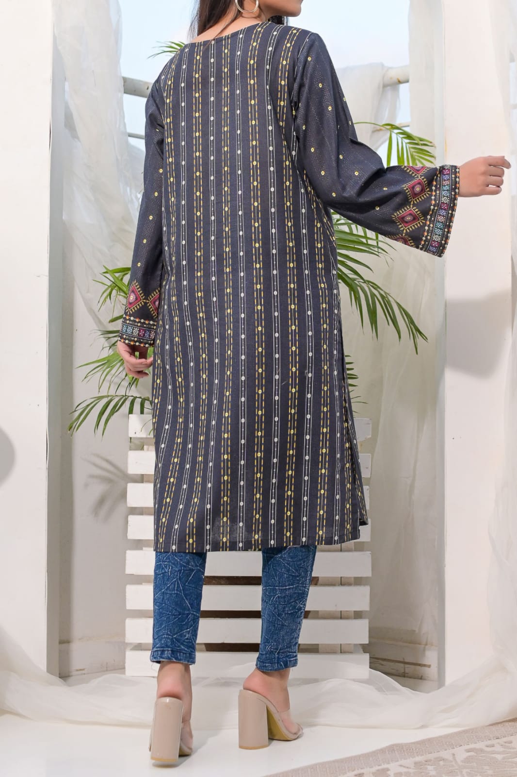 Rafia Khas Stitched Digital Print Khaddar Shirt Collection'2022-DPKHK-28
