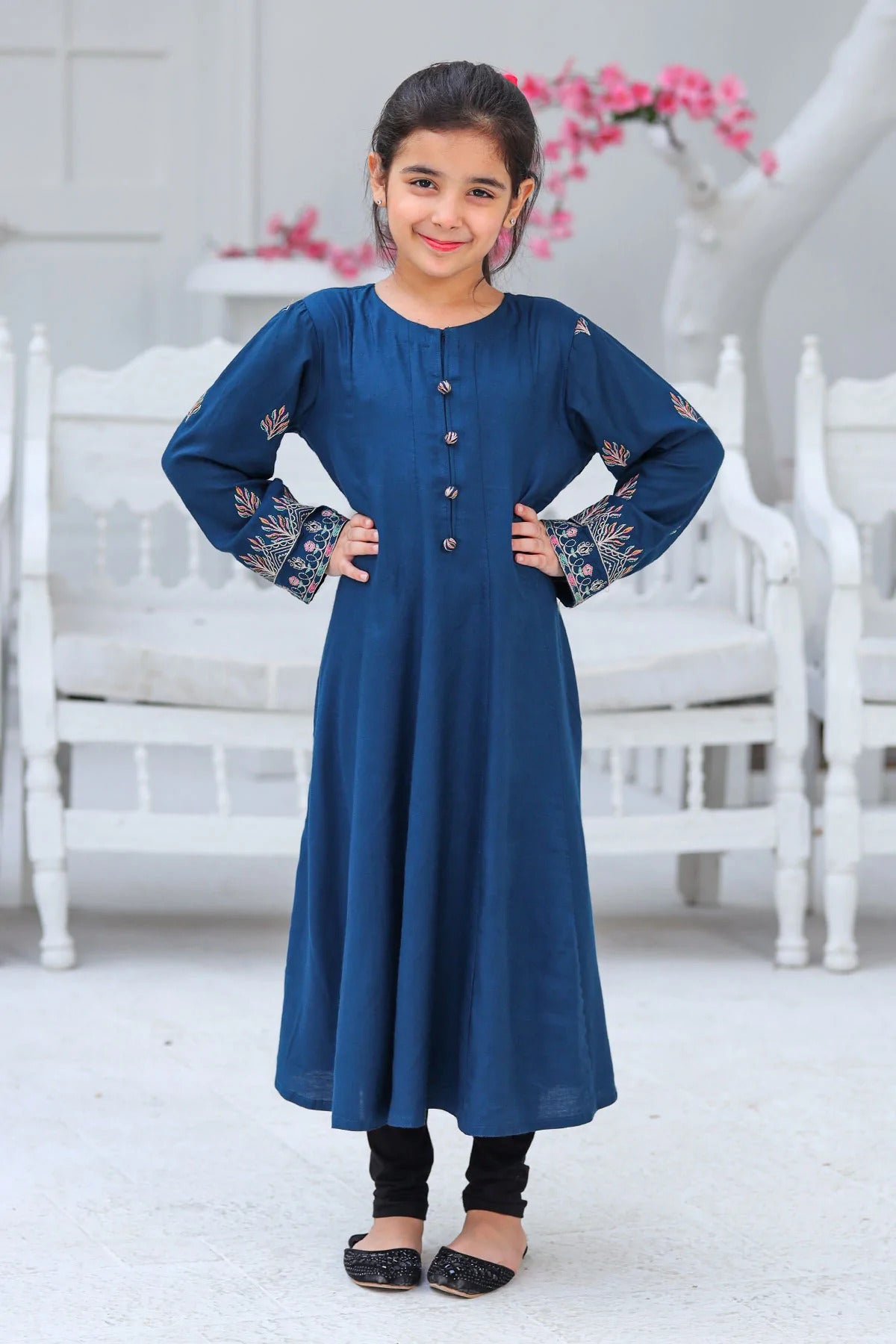 Rafia Khas Stitched Shirt Pret Linen Kids Collection'2022-DPLCH-98