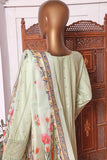 Bin Saeed Stitched 3 Piece Embroidered Chikankari Festive Vol-02 Collection'2022-DTS-019-Pista