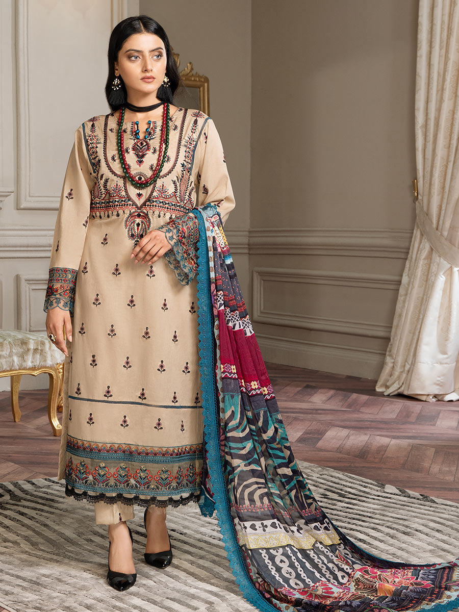 Zar e Gul by Zara Ali Unstitched 3 Piece Eid Festive Lawn Collection'2022-ZA-02-B