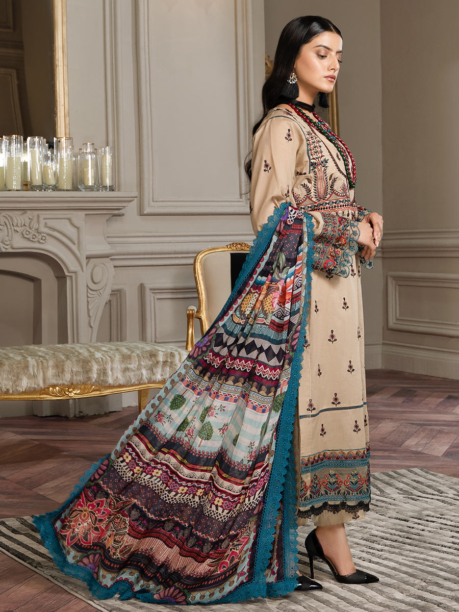 Zar e Gul by Zara Ali Unstitched 3 Piece Eid Festive Lawn Collection'2022-ZA-02-B