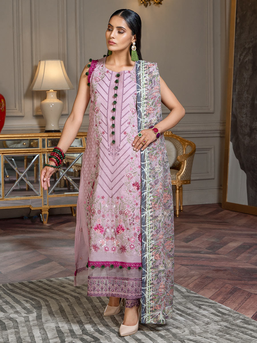 Zar e Gul by Zara Ali Unstitched 3 Piece Eid Festive Lawn Collection'2022-ZA-03-B