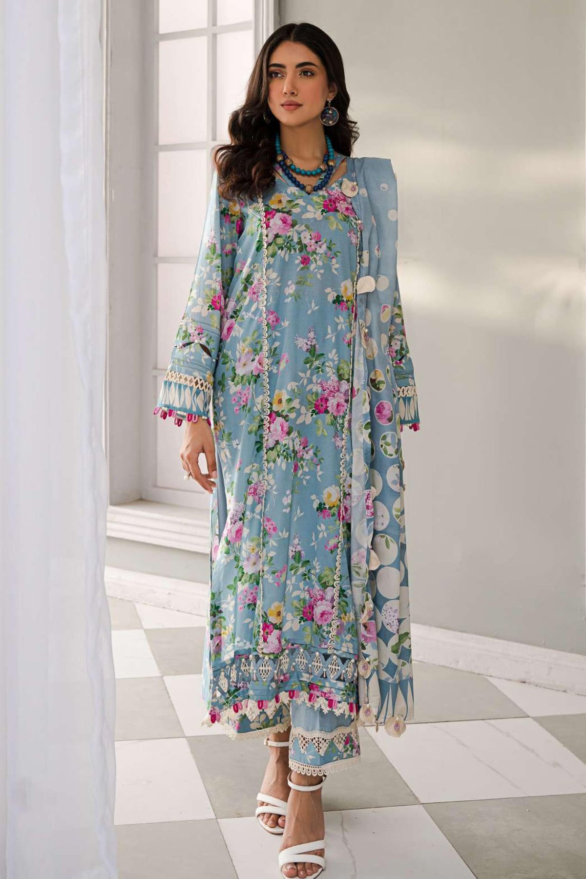 Elaf Prints Unstitched 3 Piece Printed Lawn Collection'2023-EPP-05-B