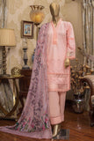 Fusion by Sada Bahar Stitched 3 Piece Lawn Collection'2022-CC-02-Pink