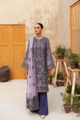 Flossie Unstitched 3 Piece Executive Chiffon Collection’2022-FE-404