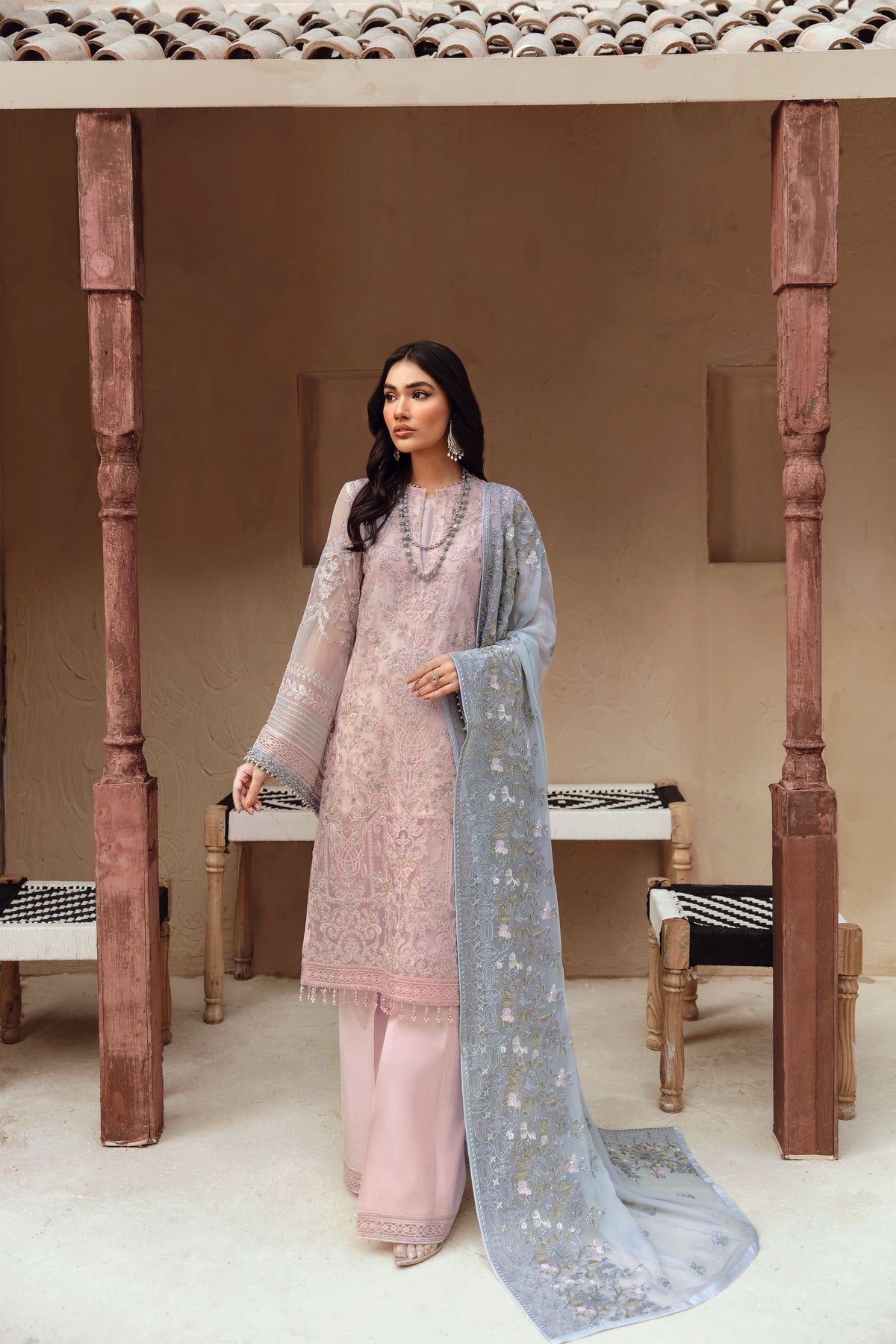 Flossie Unstitched 3 Piece Executive Chiffon Collection’2022-FE-406