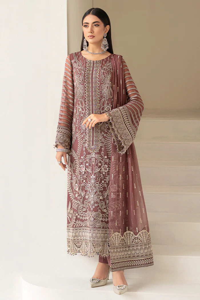 Flossie Executive Unstitched 3 Piece Chiffon Vol-06 Collection'2023-FE-603