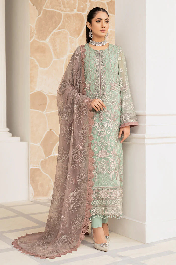 Flossie Executive Unstitched 3 Piece Chiffon Vol-06 Collection'2023-FE-605