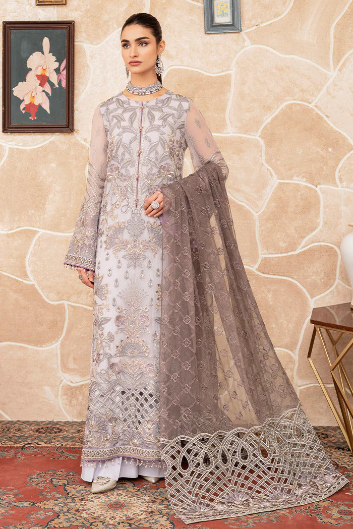 Flossie Executive Unstitched 3 Piece Chiffon Vol-06 Collection'2023-FE-607