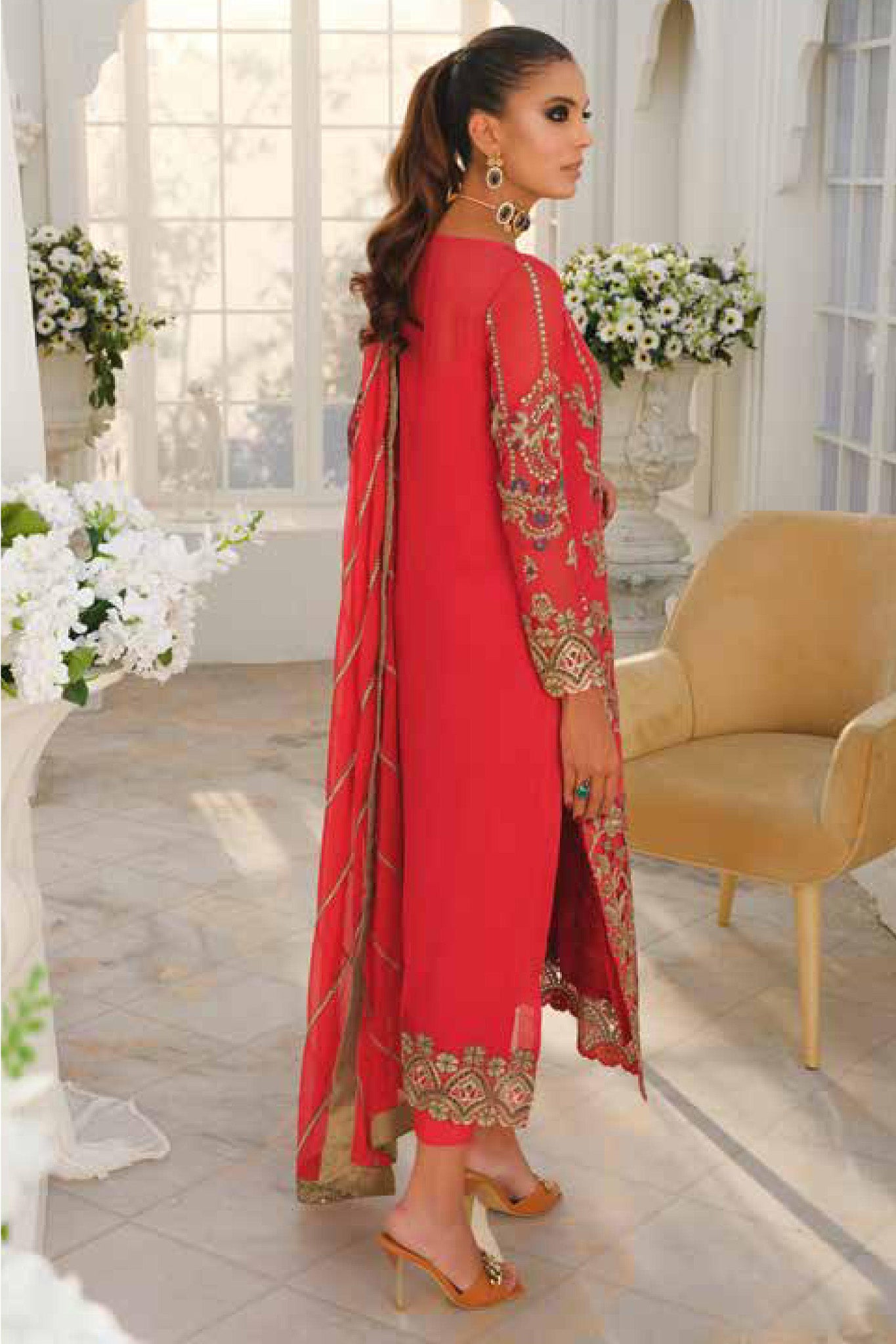 The Royal Mansion by Freesia Unstitched 3 Piece Luxury Formal Collection'2022-FFD-0077