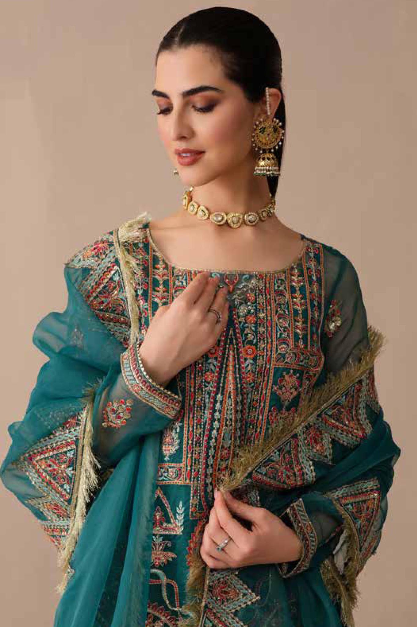 Noor jahan by Freesia Unstitched 3 Piece Premium Formal Collection'2022-FFD-0090