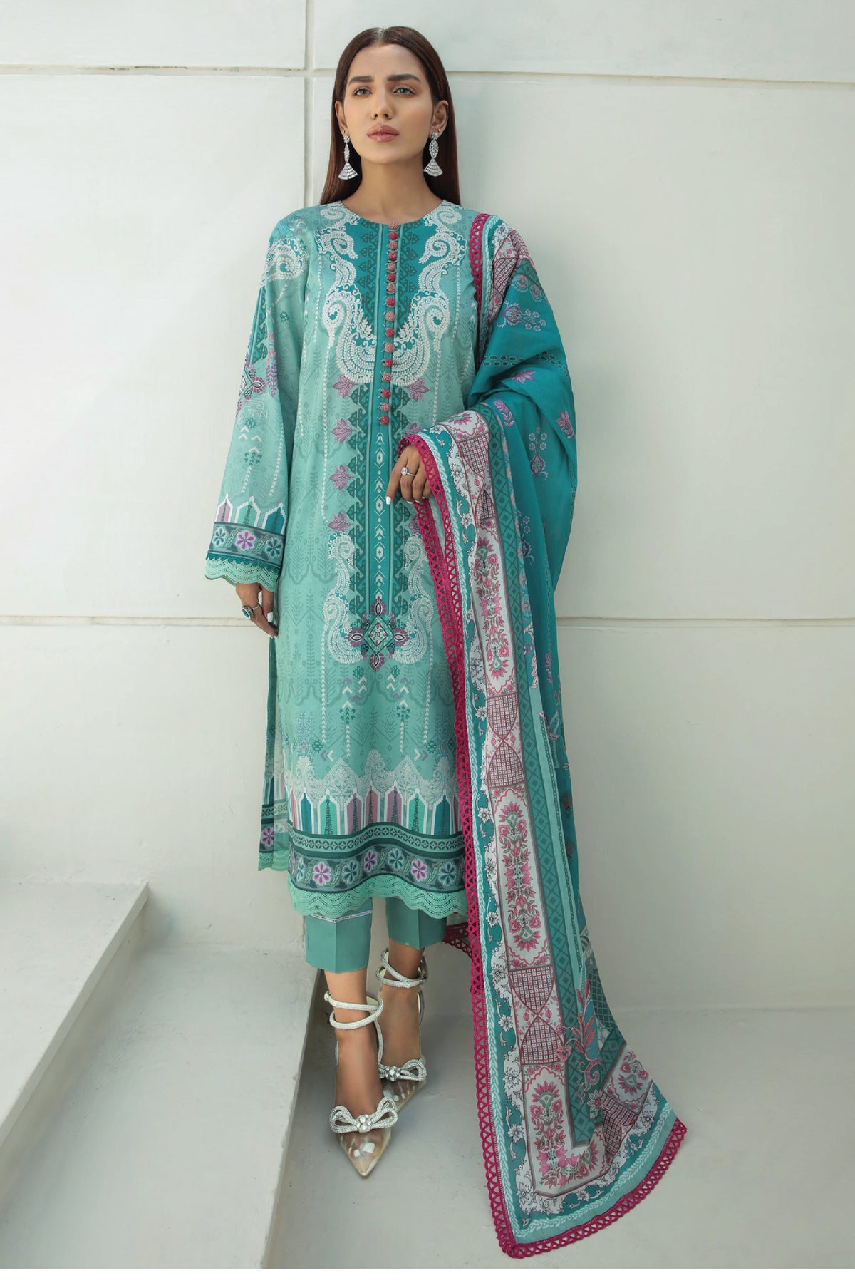 Every Day by Florent Unstitched 3 Piece Digital Printed Lawn Collection'2022-FL-01-B