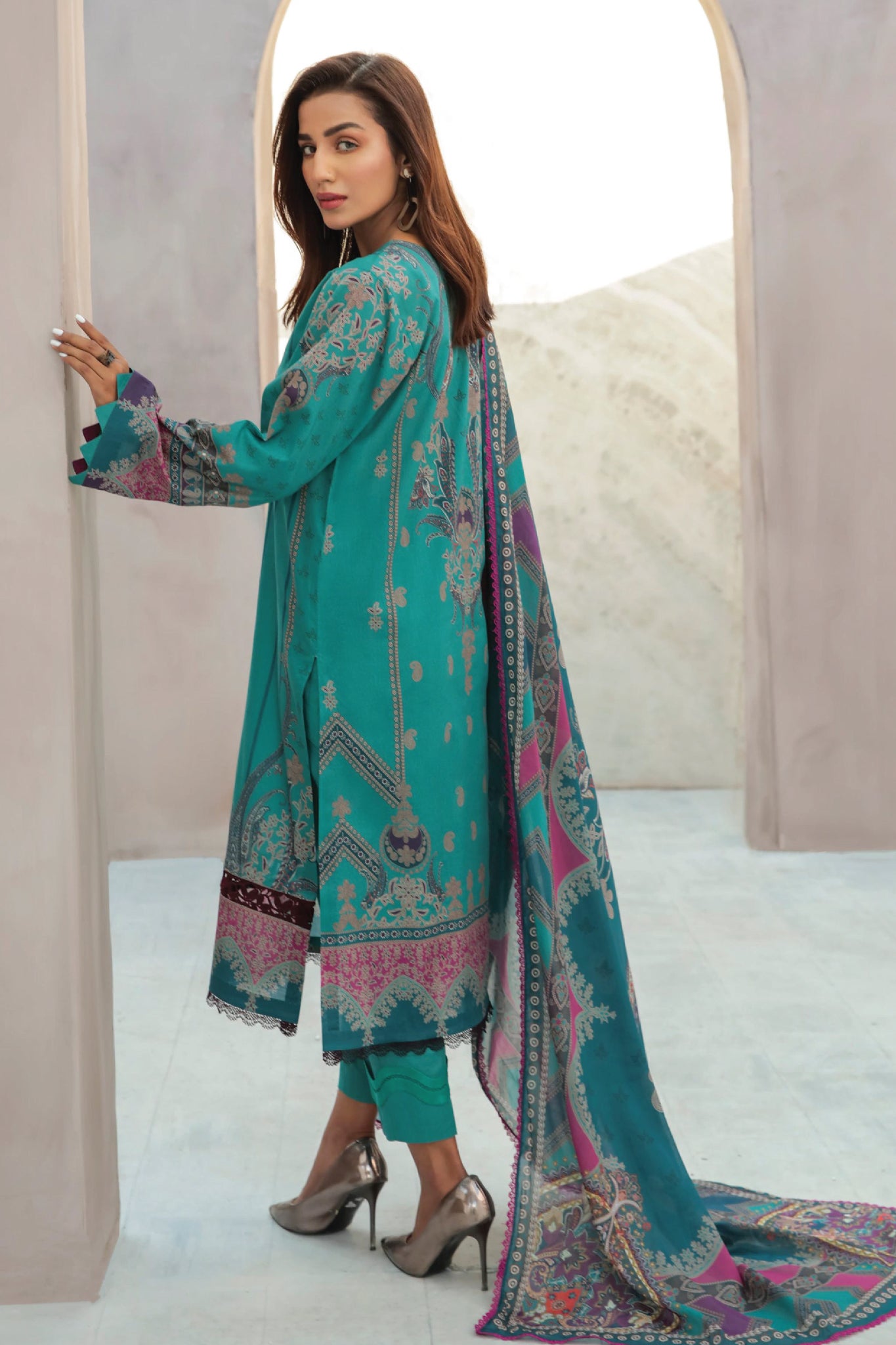 Every Day by Florent Unstitched 3 Piece Digital Printed Lawn Collection'2022-FL-07-B